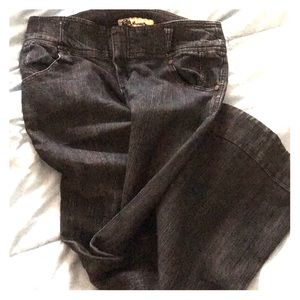 Dark Stretch jeans, size 11, actual fit size 9
